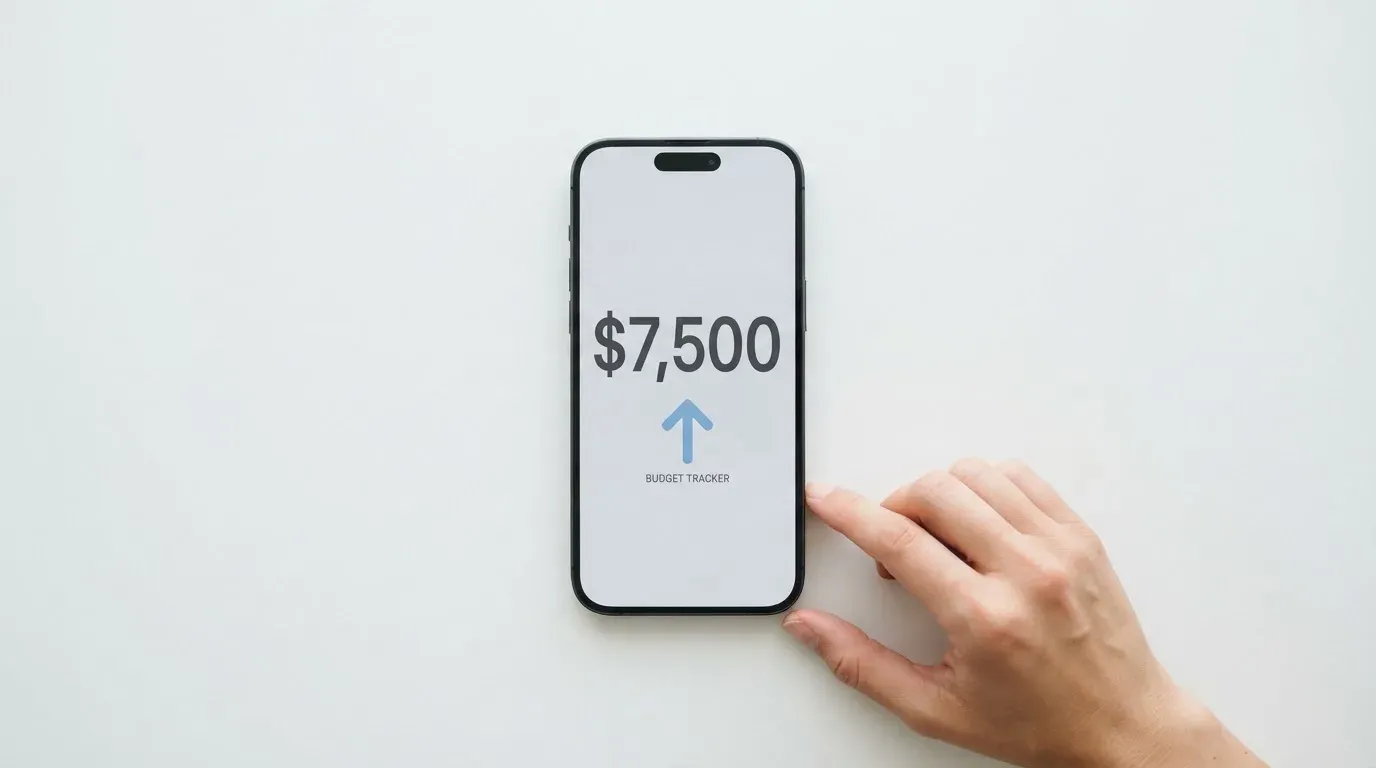 A phone showing a stablecoin transfer screen