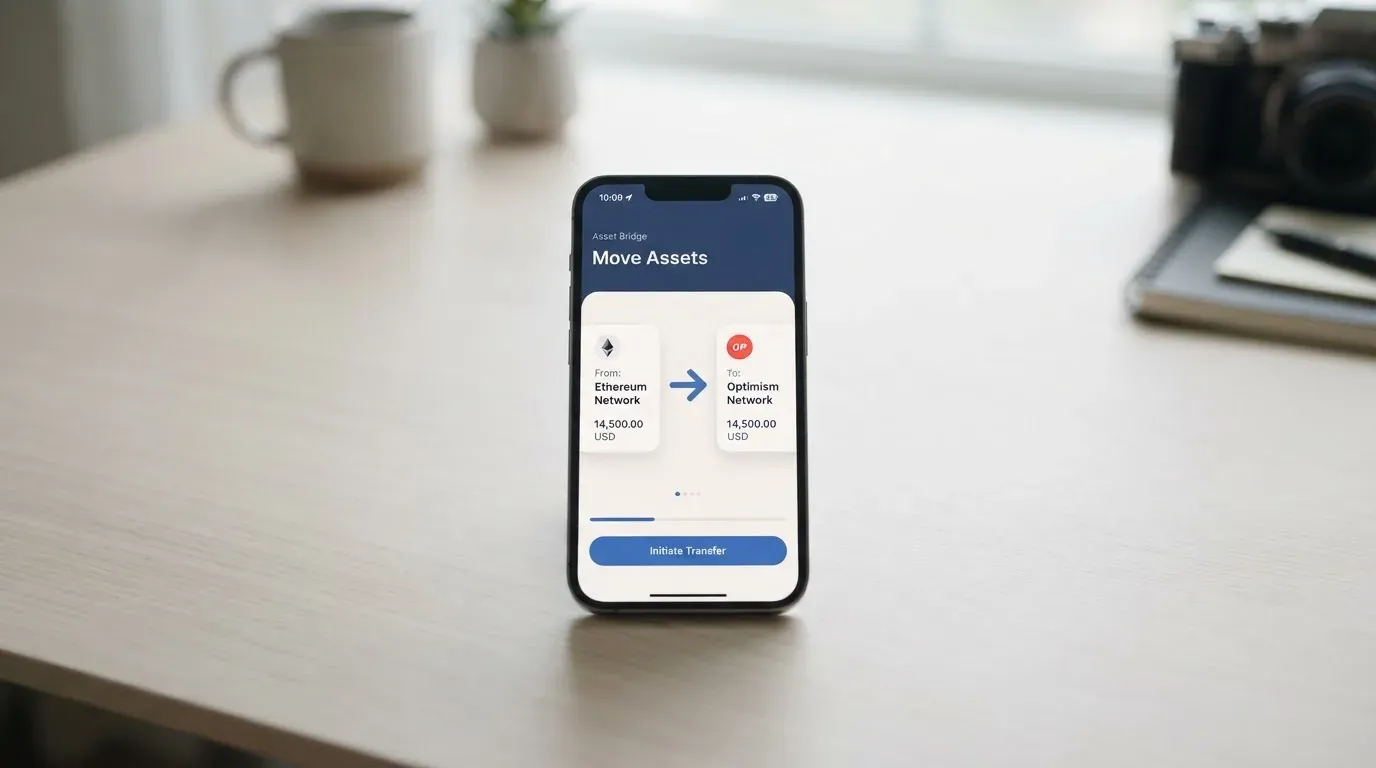 A phone showing a stablecoin transfer screen