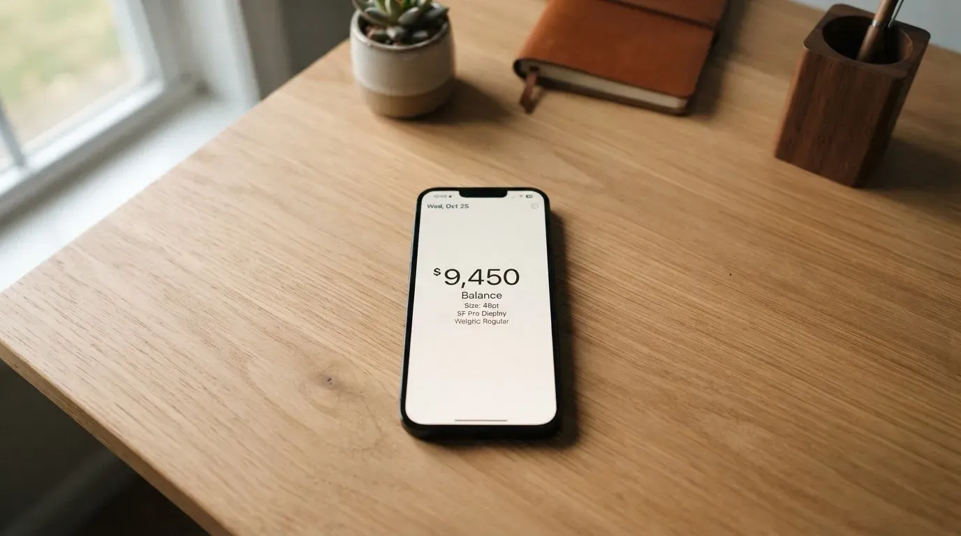 A phone showing a stablecoin transfer screen